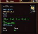 Gold torque