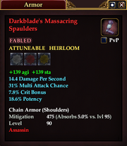 Darkblade's Massacring Spaulders