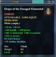 Drape of the Enraged Elemental