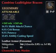 Combine Leafblighter Bracers