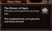 The History of Ogres (House Item)