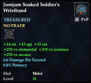 Jumjum Soaked Soldier's Wristband