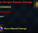 Rune Recipe: Riposte Damage