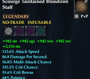 Scourge Tainted Bloodiron Staff