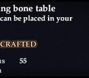 A charming bone table