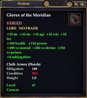 Gloves of the Meridian
