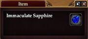 Immaculate Sapphire