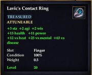 Lavic's Contact Ring