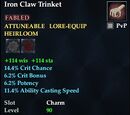Iron Claw Trinket