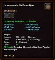 Journeyman's Fishbone Bow