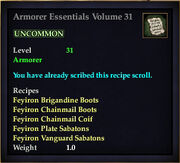 Armorer Essentials Volume 31