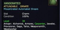 Miscalibrated Automated Shears