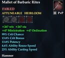 Mallet of Barbaric Rites