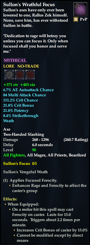 Sullon's Wrathful Focus
