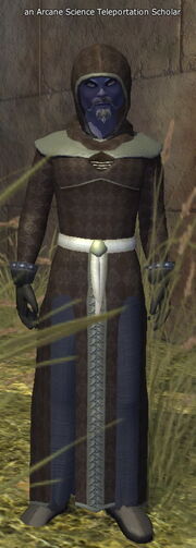 An Arcane Science Teleportation Scholar