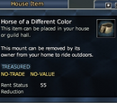 Horse of a Different Color (House Item)