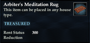 Arbiter's Meditation Rug