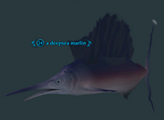 A deepsea marlin