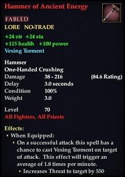 Hammer of Ancient Energy