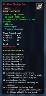 Reckless Plunder Coif