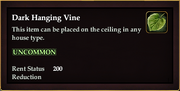 Dark Hanging Vine