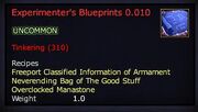Experimenter's Blueprints 0.010