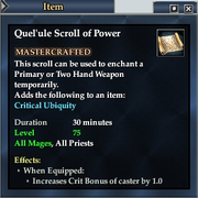 Quel'ule Scroll of Power