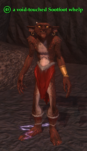A void-touched Sootfoot whelp