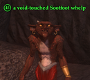 A void-touched Sootfoot whelp