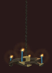 An Ornate Freeport Chandelier Placed