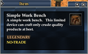 Simple Work Bench