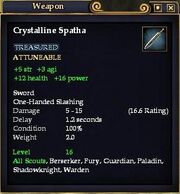 Crystalline Spatha