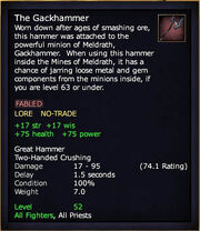 The Gackhammer