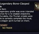 The Legendary Bone-Clasped Girdle