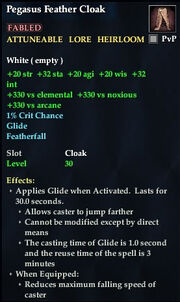 Pegasus Feather Cloak