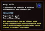 A naga spirit