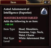 Astral Adornment of Intelligence (Superior)