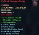 Cuffs of Visionary Being