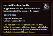 An efreeti broken shackle