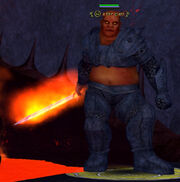 A fire giant