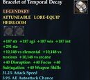 Bracelet of Temporal Decay