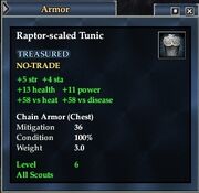 Raptor-scaled Tunic