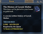 The History of Gynok Moltor
