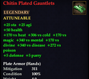 Chitin Plated Gauntlets