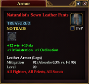 Naturalist's Sewn Leather Pants