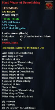 Hand Wraps of Demolishing