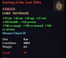 Earring of the Lost Tribe
