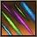Icon orange color streaks