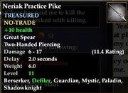 Neriak Practice Pike