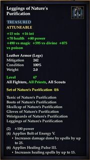 Leggings of Nature's Purification